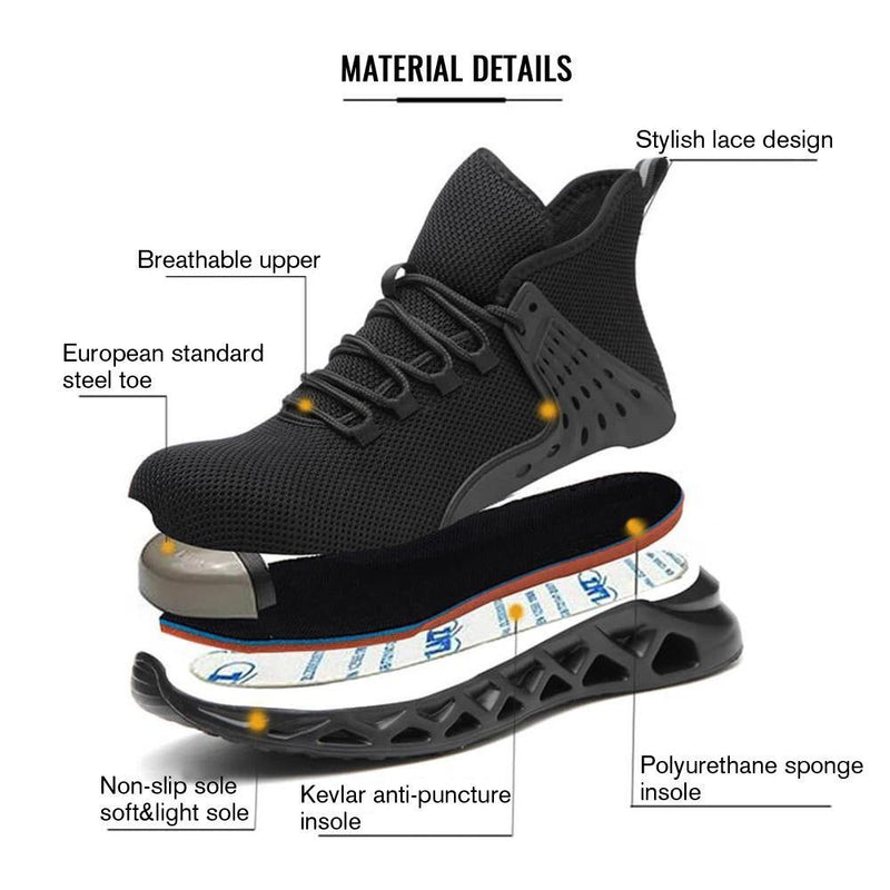 Anti Slip Safety Shoes & Sneakers - S6 - Mrsafetyshoe